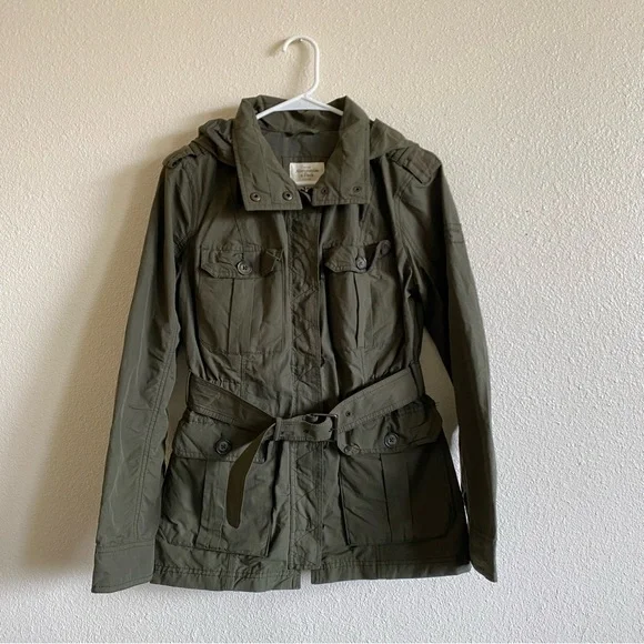 Abercrombie & Fitch Military Parka Jacket Size L - Picture 4 of 15